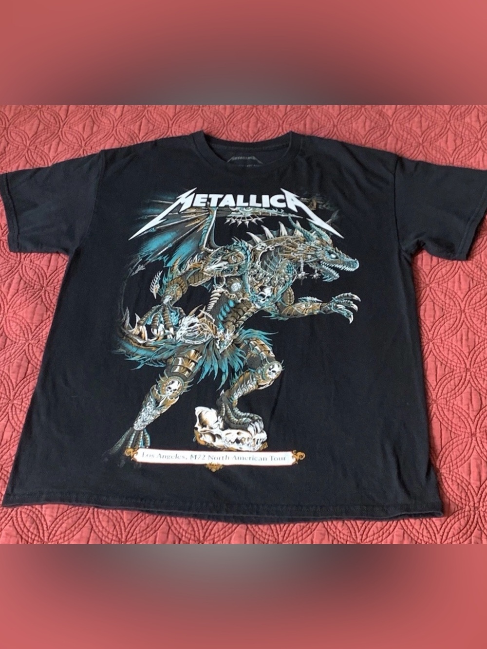 Metallica M72 LA Exclusive 2023 SoFi Stadium Tour Shirt, Authentic, Size LARGE